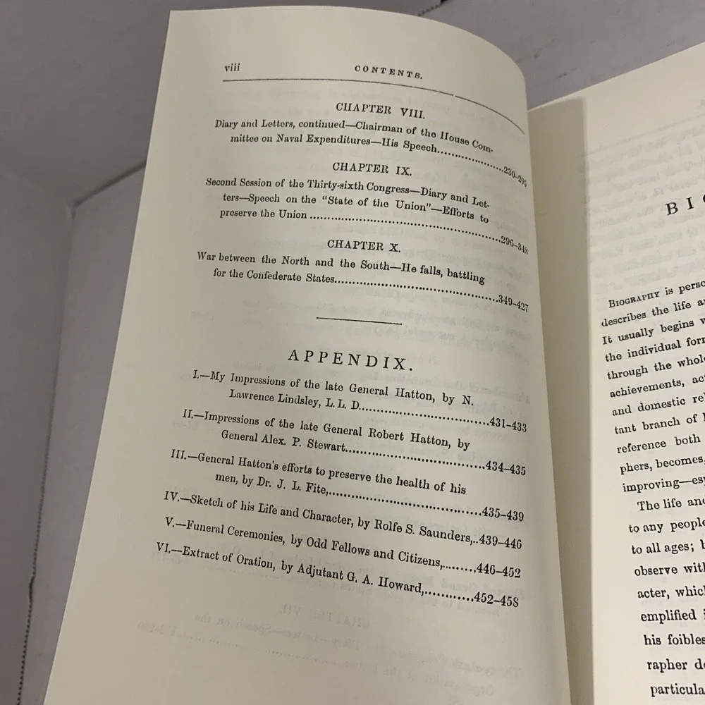 Life Of General Robert Hatton: by James Vaulx Drake, limited reprinting: 476/500